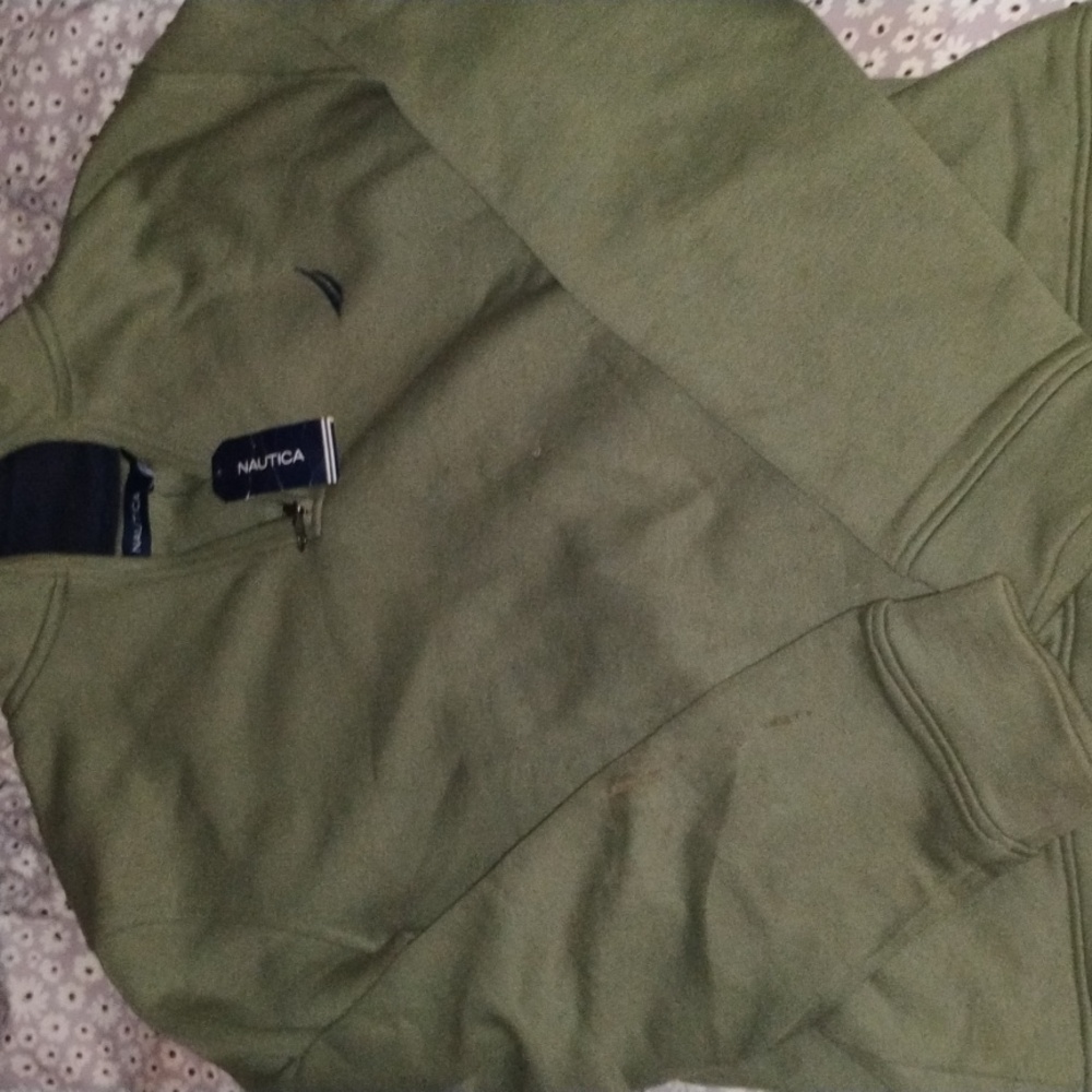 Partial zip-up Sweater/Sweatshirt